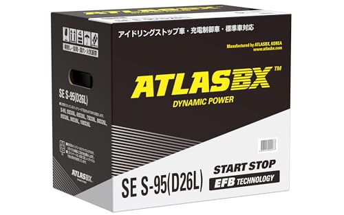 ATLASBX ( アトラス ) 国産車バッテリー アイドリングストップ車用 [ EFB Technology ]S-95(D26L)